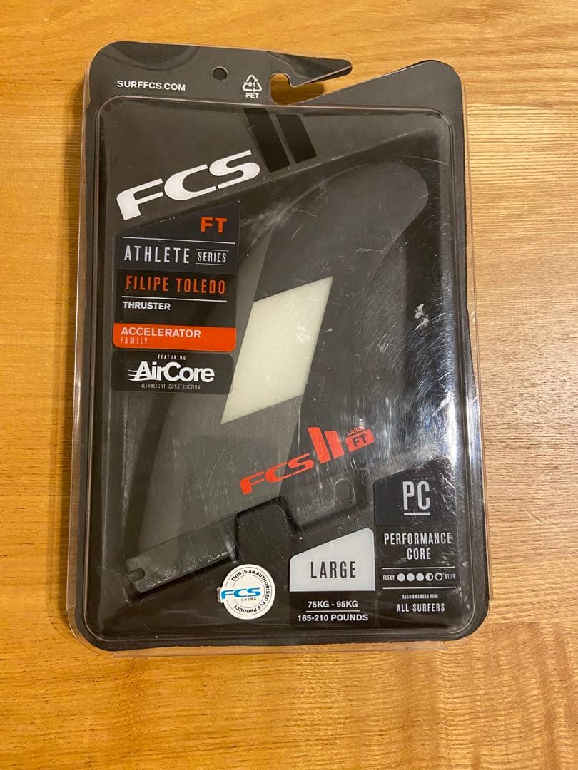 FCS FILIPE TOLEDOサーフボードフィン LARGE