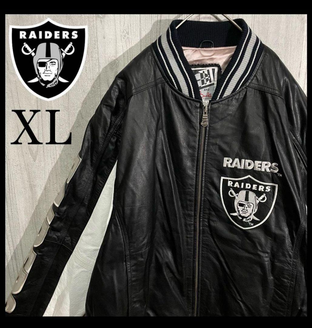 【超希少モデル】カールバンクス　レイダース刺繍　レザージャケットXL
