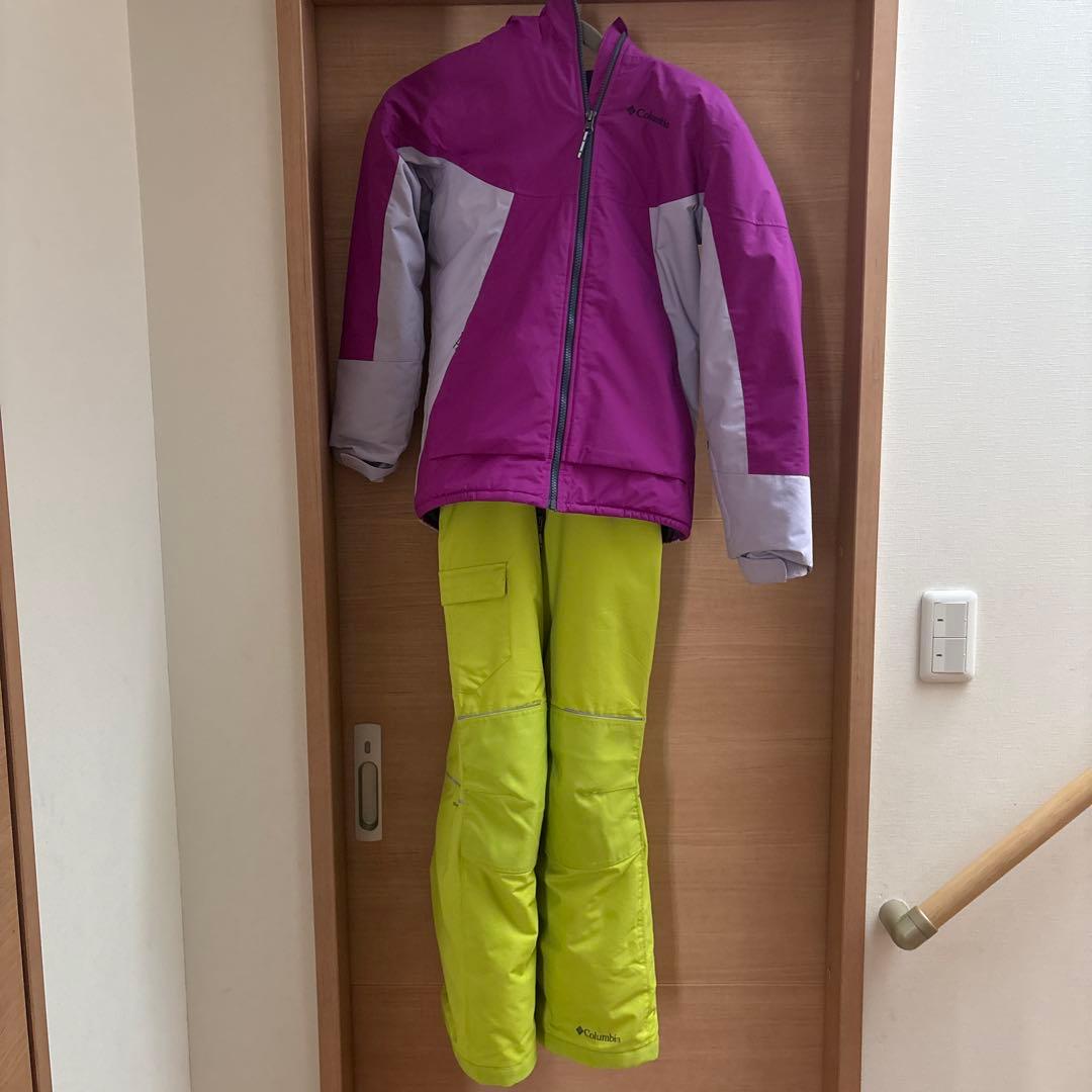 コロンビア　上下セット　M キッズ　スキーウェア　140 130 ボードウエア