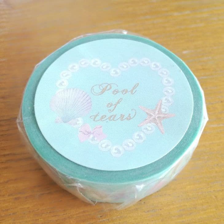 個人作家　今井キラさん　オリジナル　マスキングテープ　Pool of tears