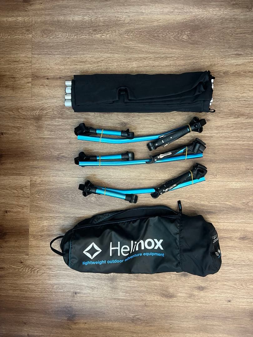 美品 ヘリノックス コットワン コンバーチブル ブラック アウトドア キャンプ