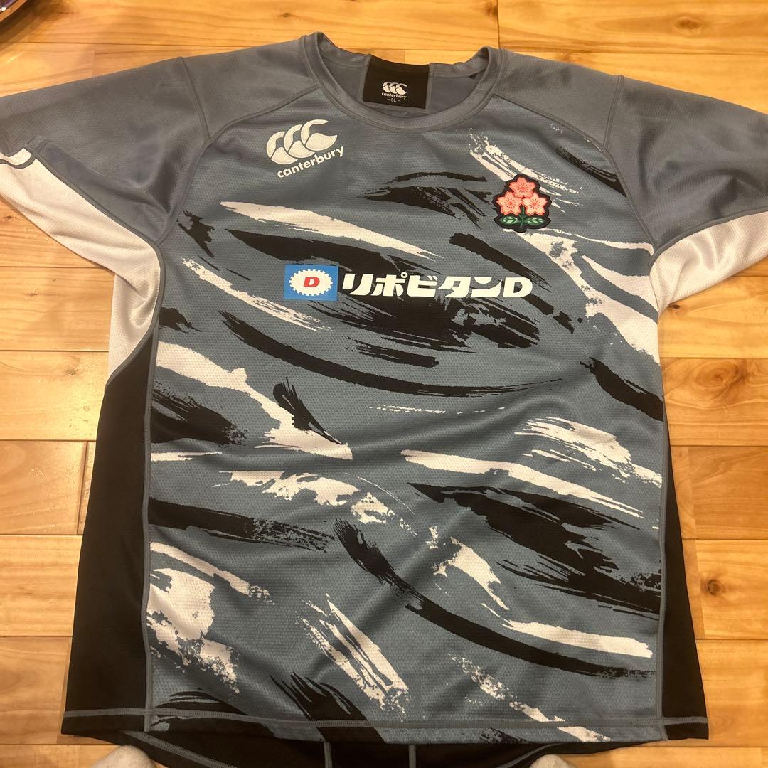Canterbury JAPAN ラガーシャツ グレー
