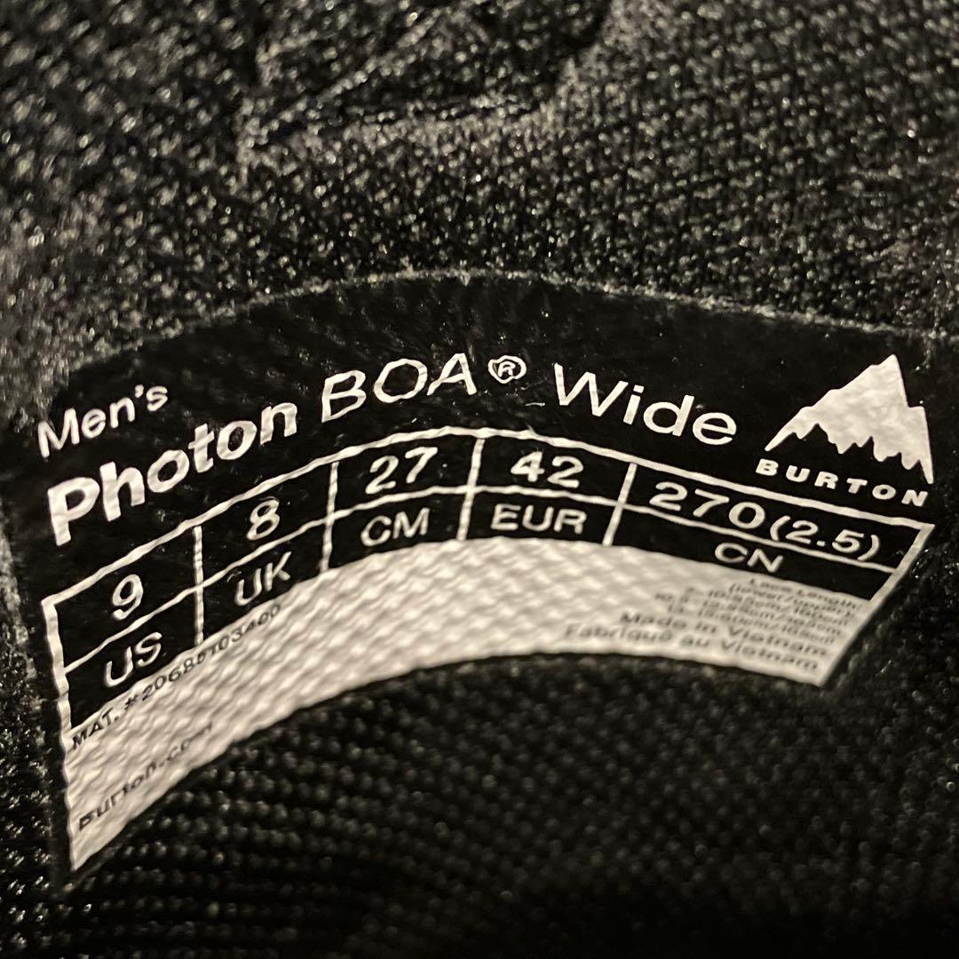 スノーボード Burton Photon wide BOA 27.0cm