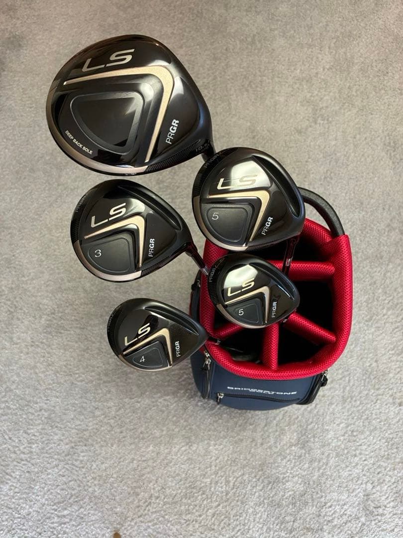 PRGR LSシリーズ5本セット(Dx1、Fw3番&５番、U4番&５番)