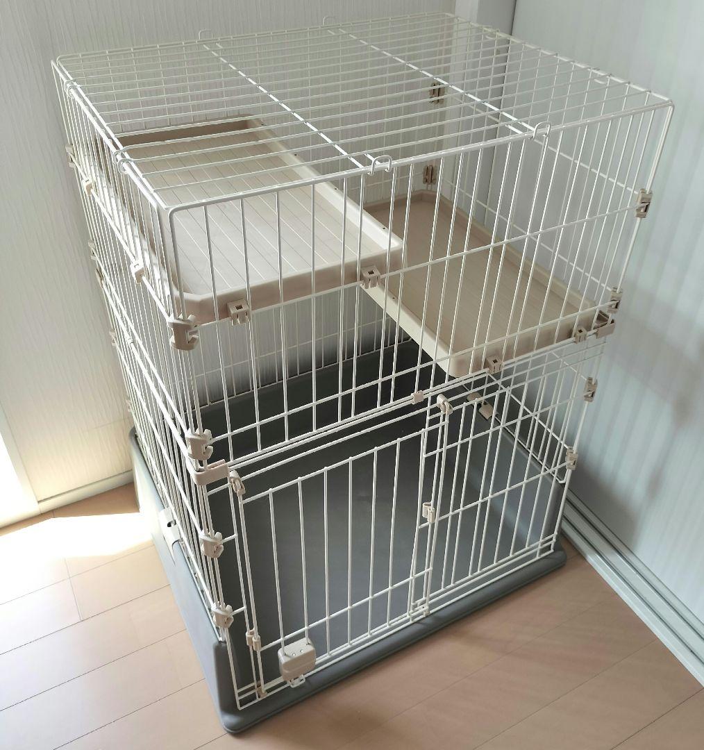ペット 3段 ゲージ 部屋 小屋 猫 キャットゲージ ドアロック