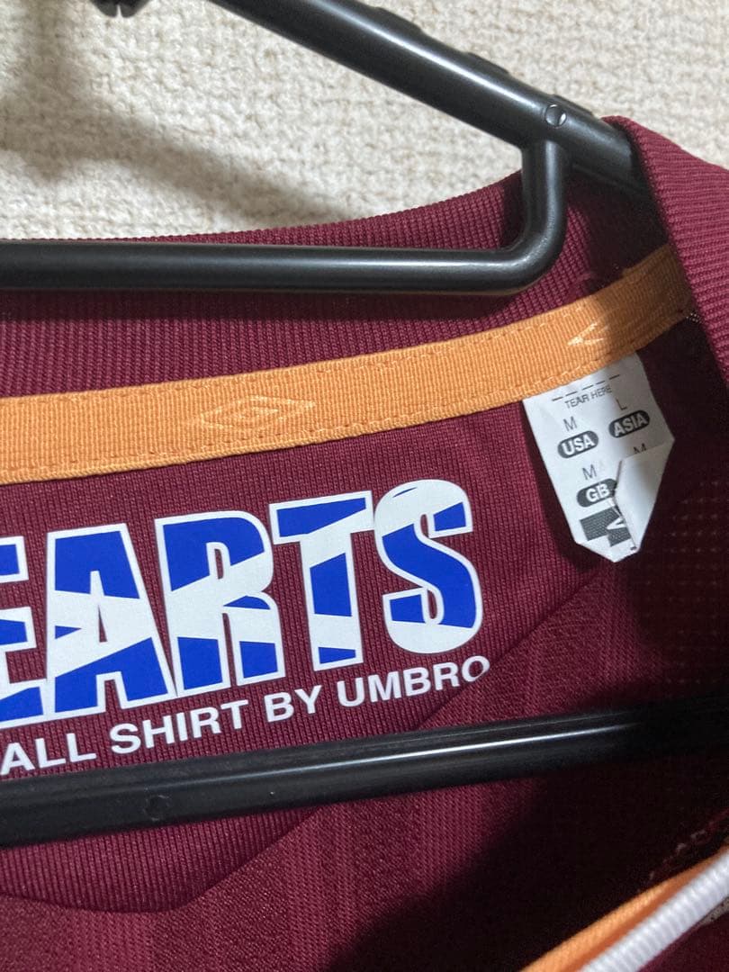 アンブロ　ハーツ　長袖ユニホーム　US Mサイズ 未使用品