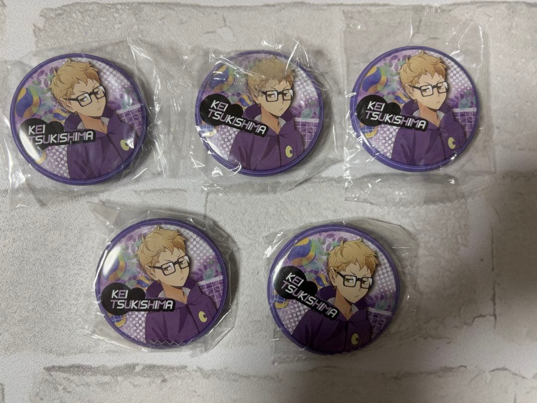 ハイキュー 月島蛍 缶バッジ 思い出缶バッジ 幼少期