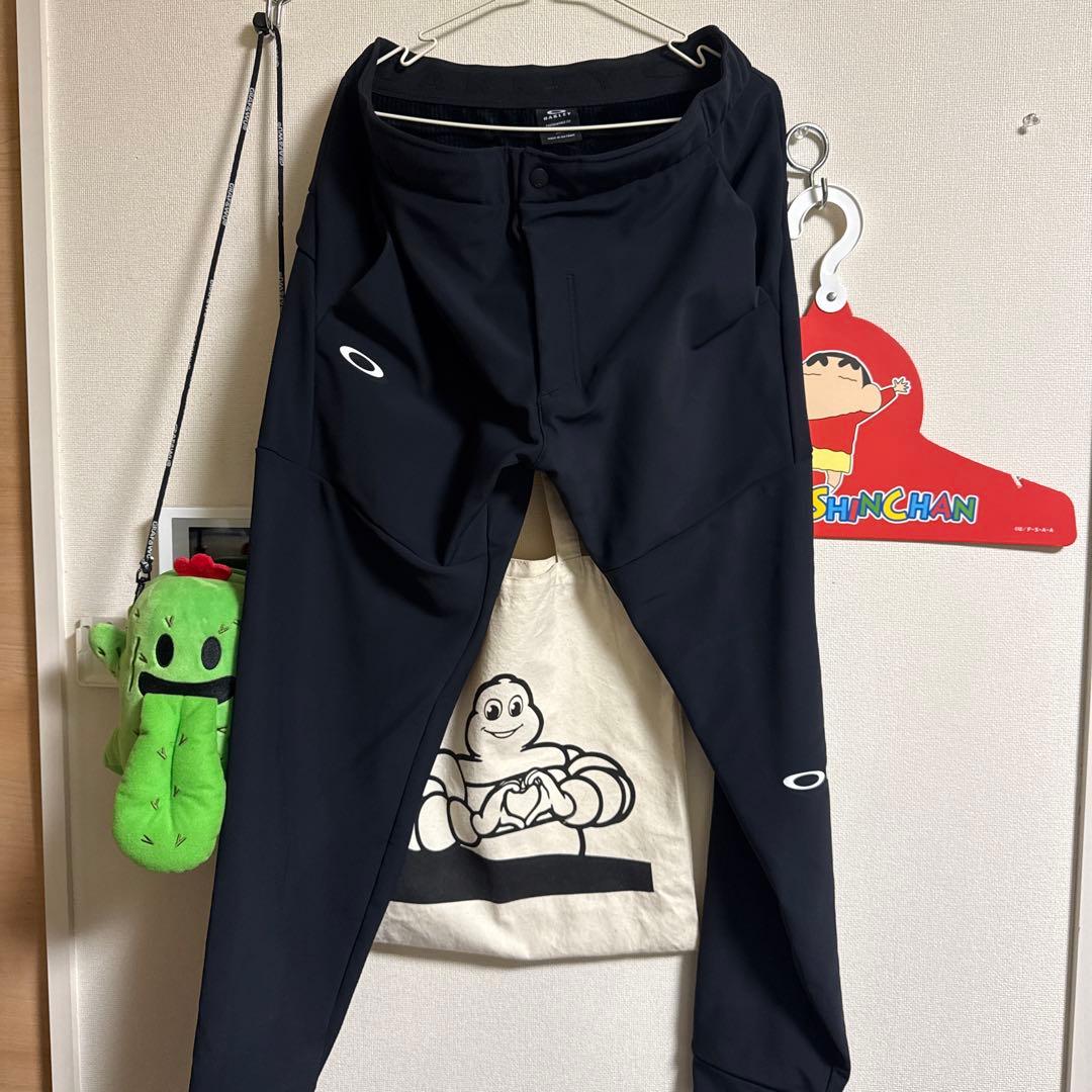 本日限定SALE！OAKLEY フード付き裏地ベロア上下BLACK 美品！