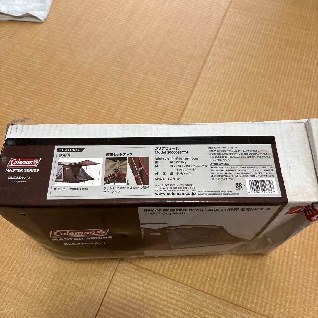 テント・タープ Coleman MASTER SERIES CLEARWALL