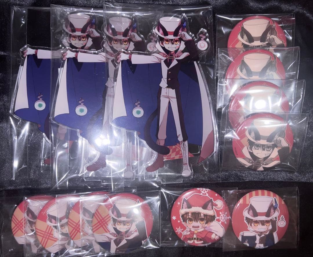 地縛少年花子くん くじメイト 怪盗 アクリルスタンド 缶バッジ