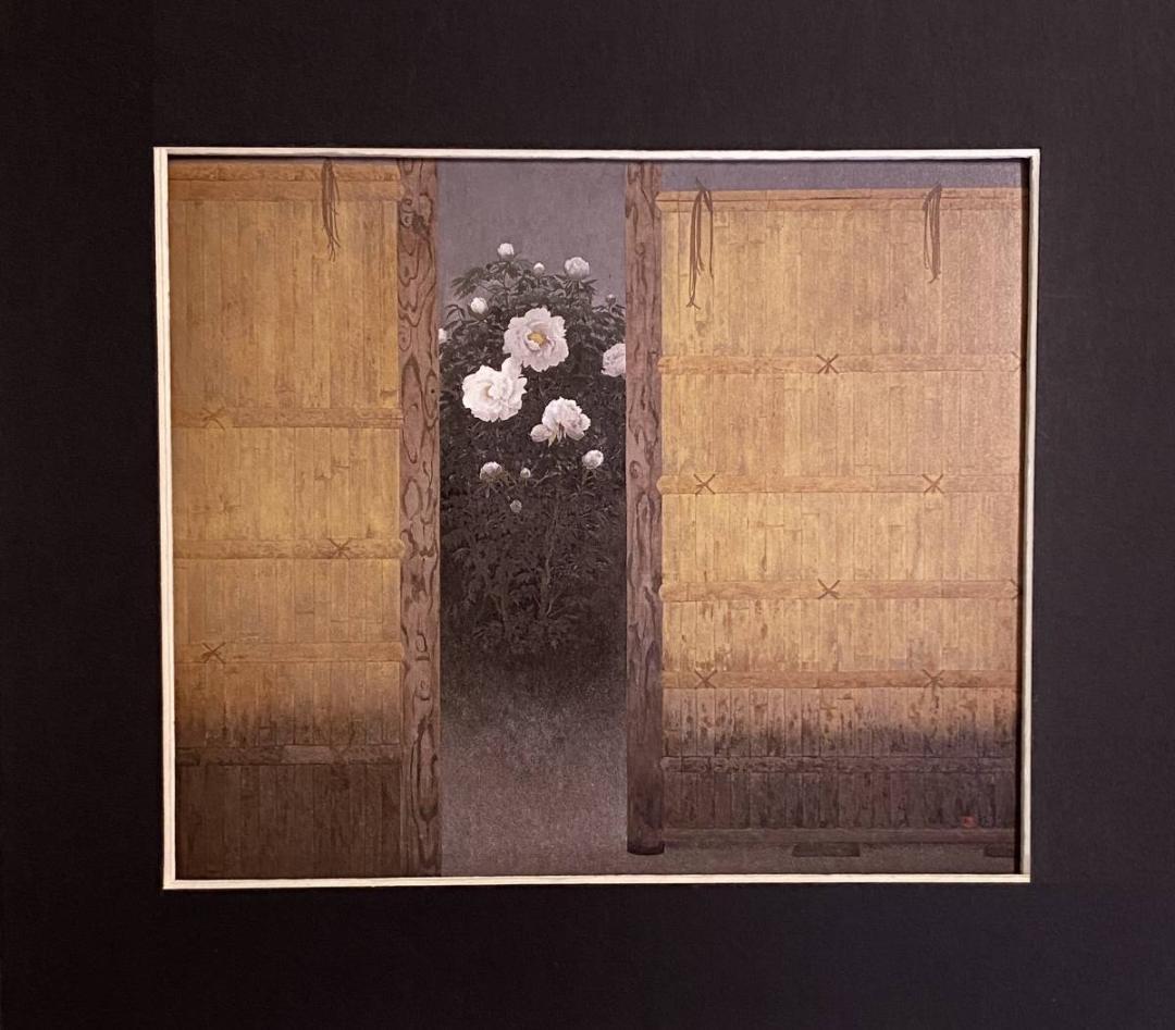 那波多目功一、【寂】、希少な額装用画集より、新品額装付、状態良好