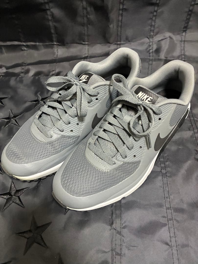 シューズ(男性用) NIKE GOLF AIR MAX 90 smoke grey 26.5