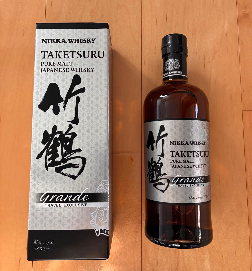 免税店限定　ニッカウヰスキー　竹鶴ピュアモルト　グランデ　NIKKA