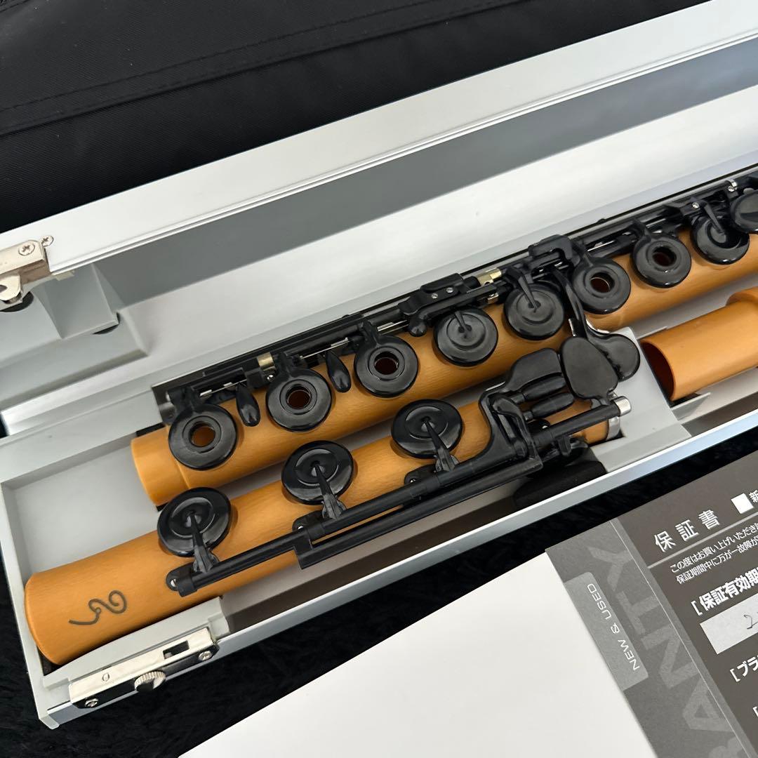 激レア GUO NEW VOICE リングキー フルート 管楽器 ケース付属