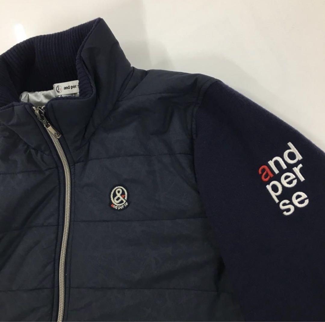 and per se ネイビー ジャケット
