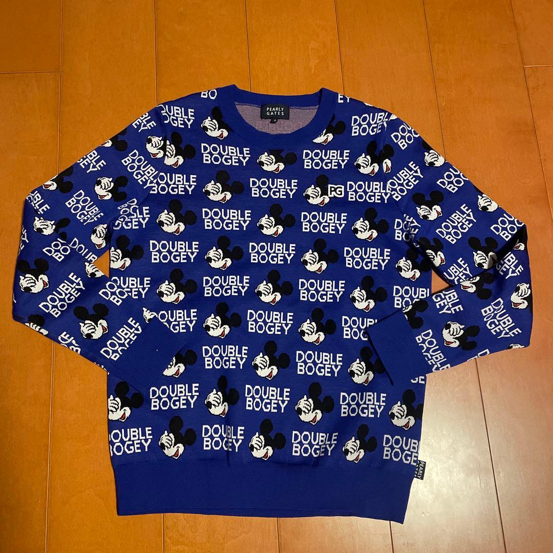 PEARLY GATES ミッキーマウス パーリーゲイツ　ゴルフ　ニット　美品