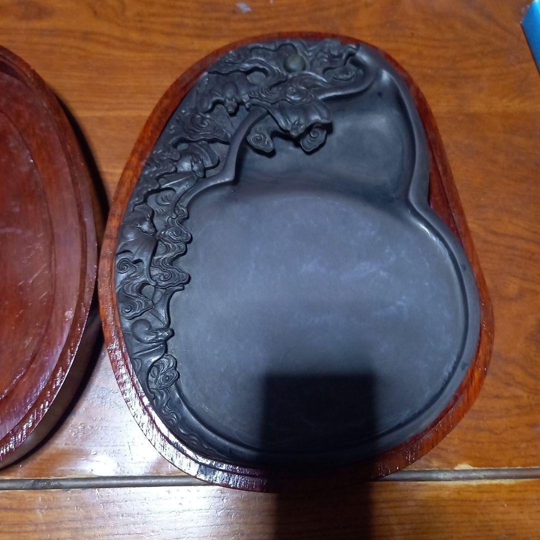 中国　硯　　書道　水墨画　　古物　希少　大きめ