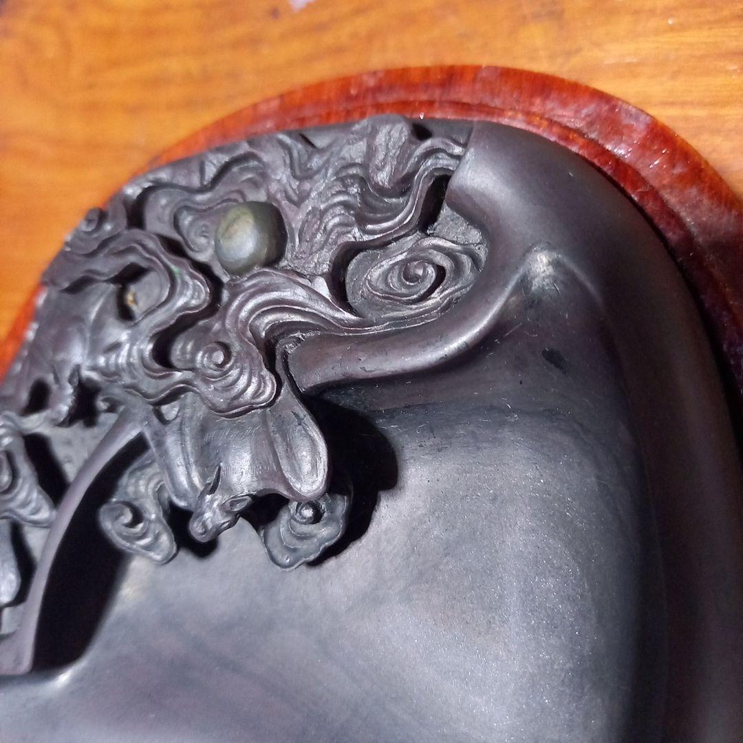 中国　硯　　書道　水墨画　　古物　希少　大きめ