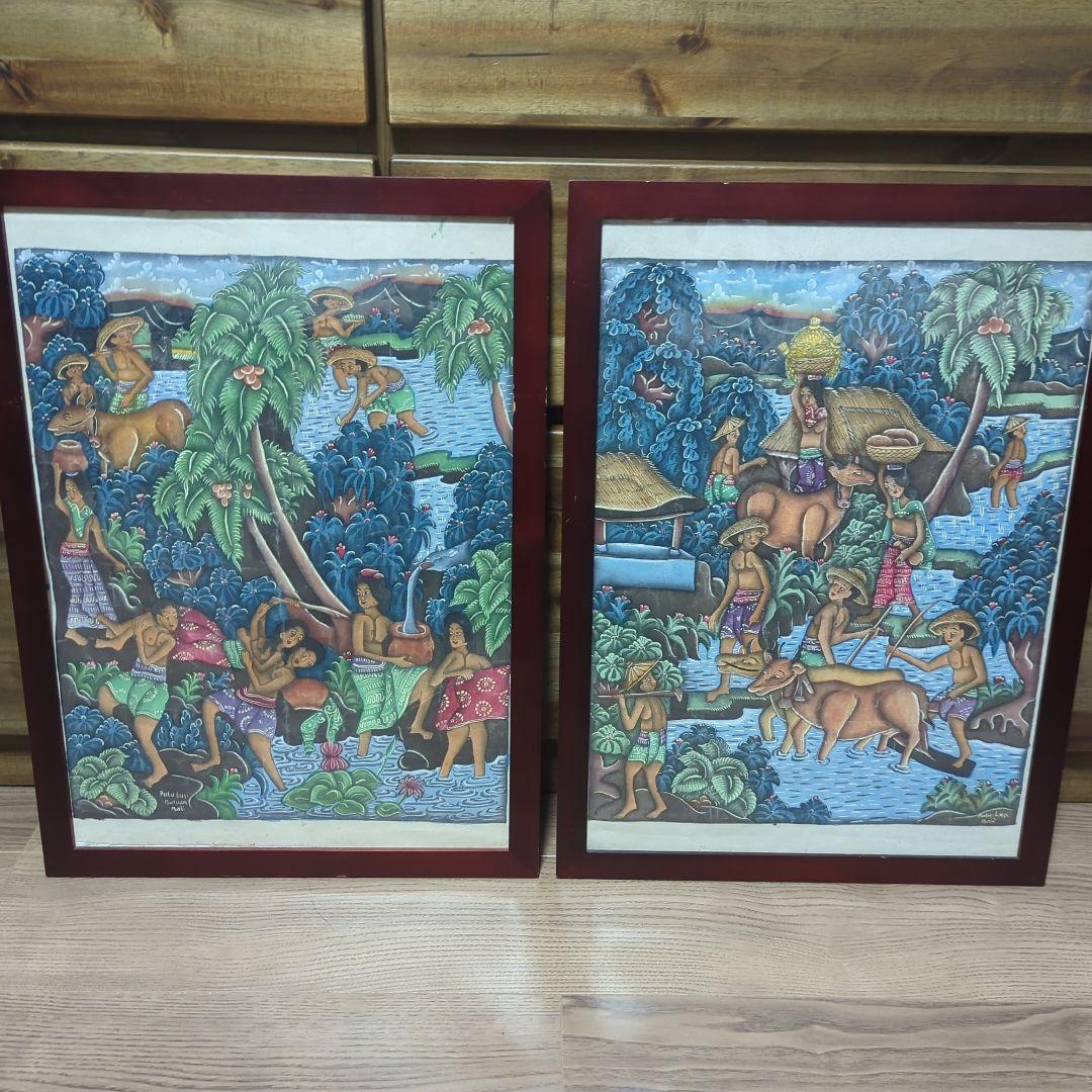 バリ絵画　インテリア