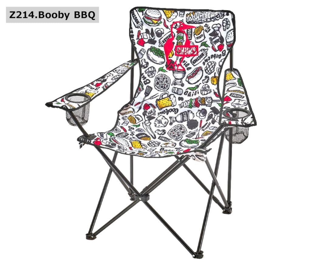 【きんぎょさん専用】【新品タグ付き】BBQ柄　チャムス　チェア　×2セット