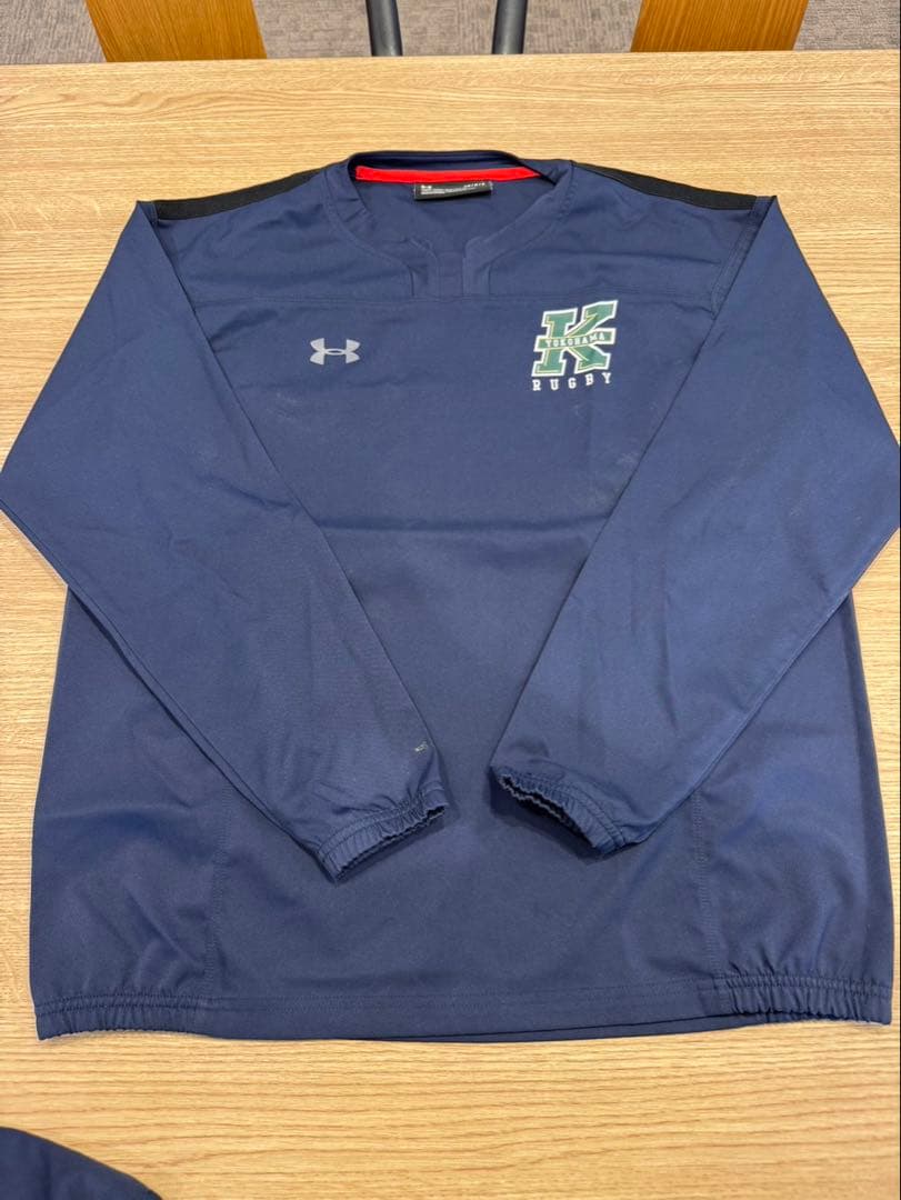 関東学院大学ラグビー　ヤッケ上下セット　ピステ