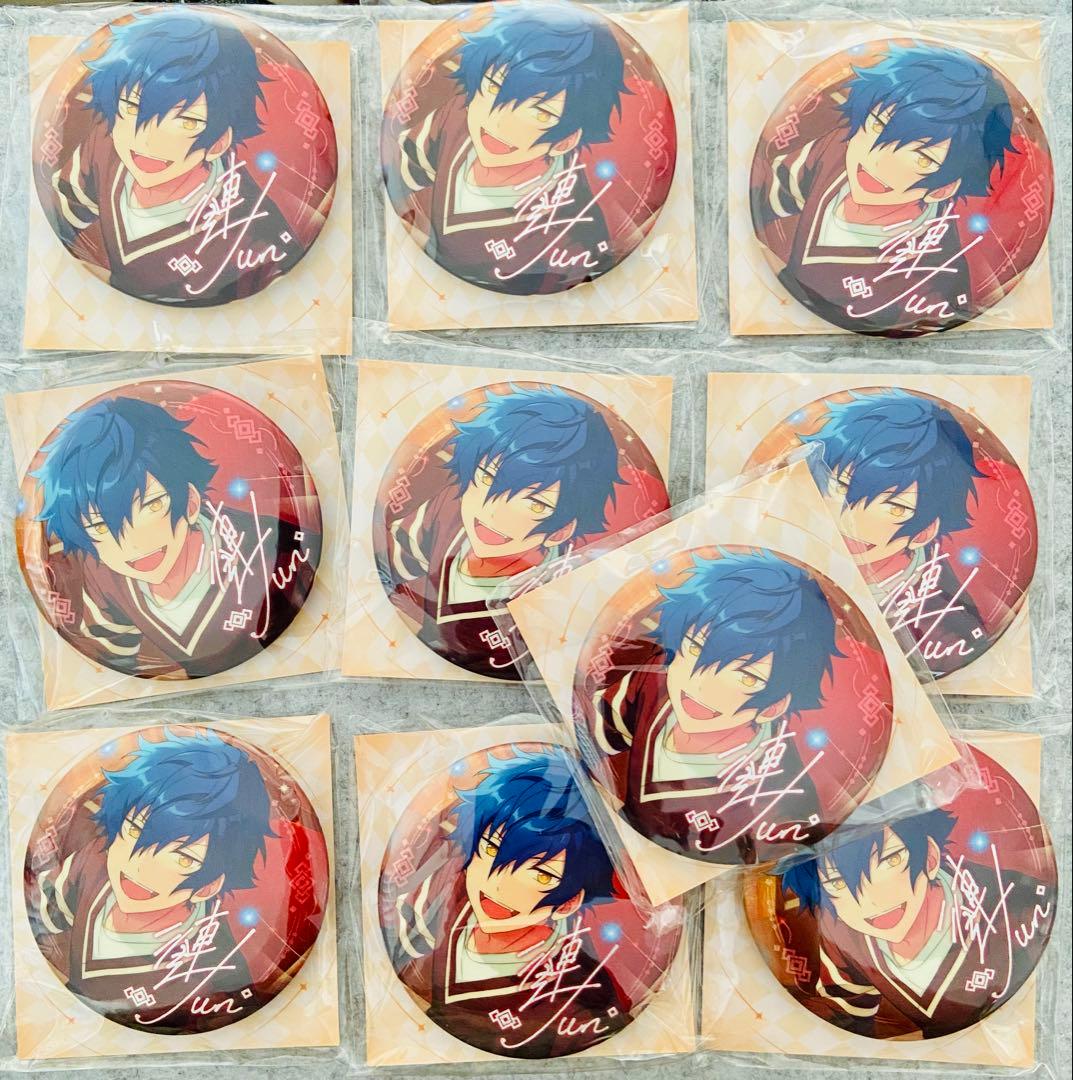 あんスタ 中国　招募缶バッジ 漣ジュン A 開花前