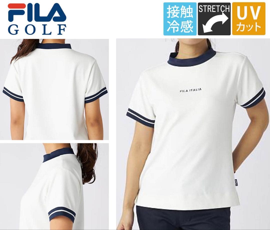 FILA フィラゴルフ モックネックシャツ プリーツスカートセット【L】未使用