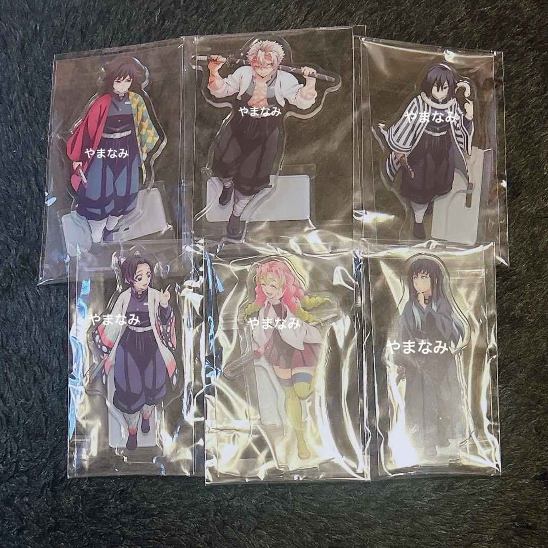 鬼滅の刃 昼下がりの柱たち アクスタ 義勇 実弥 小芭内 しのぶ 蜜璃 無一郎