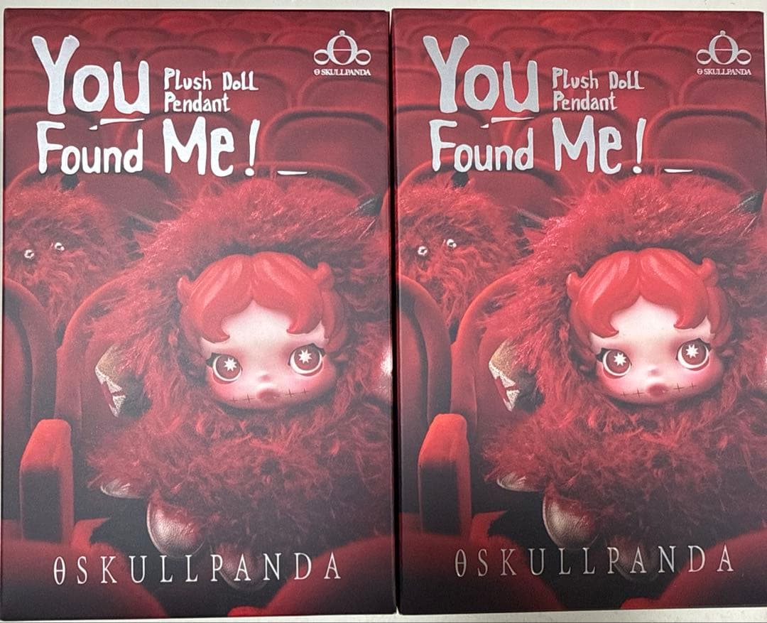 SKULLPANDA You Found Me! シリーズ ぬいぐるみペンダント