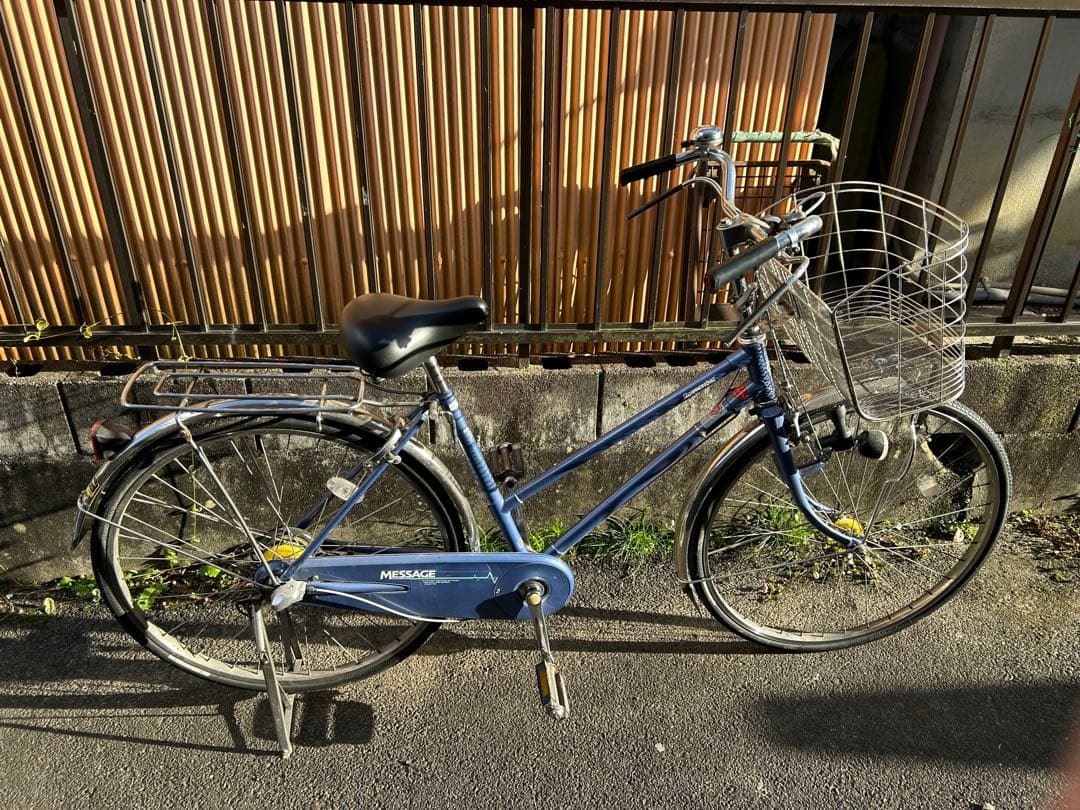 ブリヂストン　メッセージ　軽快車　ロッドブレーキ　26インチ