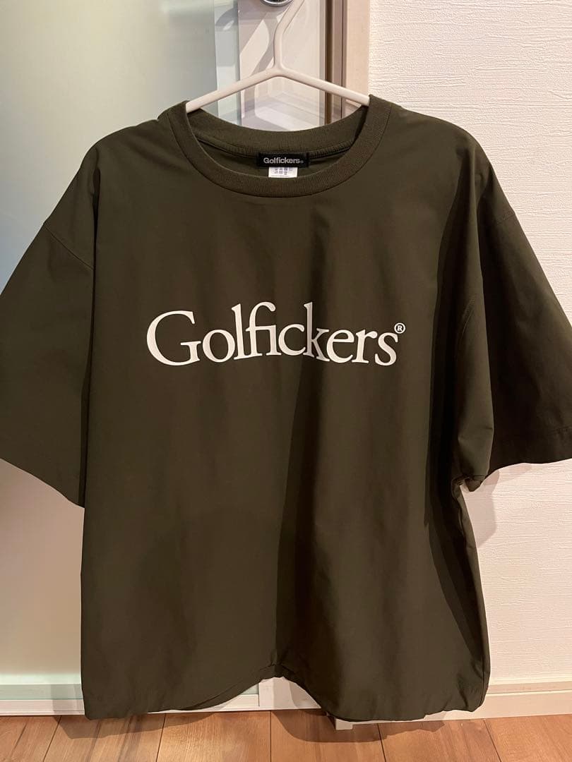 Golfickers オリーブ 半袖シャツ Lサイズ　美品