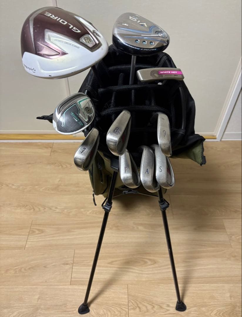 レディース クラブセット10本 グローレ/ゼクシオ9/SIM GLOIRE