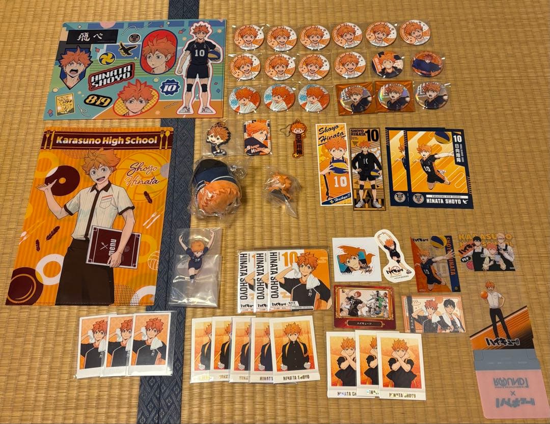 日向翔陽 ハイキュー 缶バッジ ラウンドワン プール掃除 ぱしゃこれ 特典