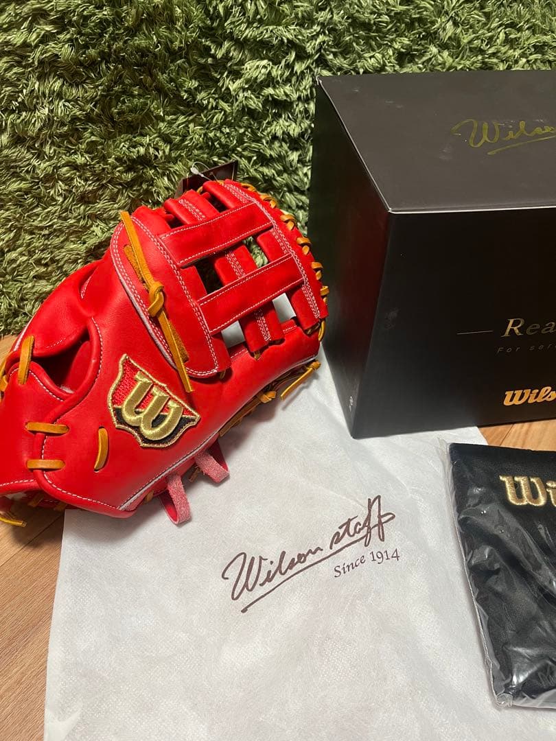 ウィルソンスタッフ 硬式ファーストミット Eオレンジ WBW101113