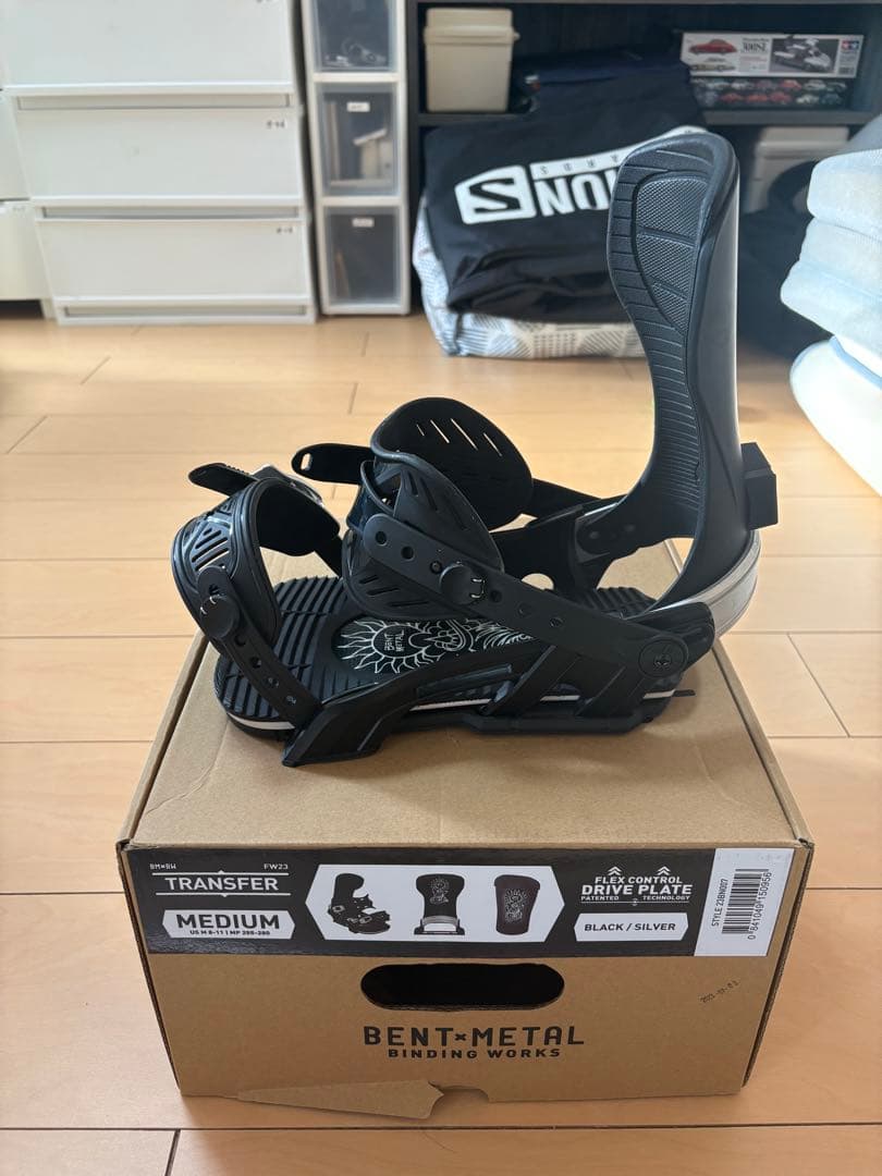 BENT L TRANSFER ビンディング ブラック M