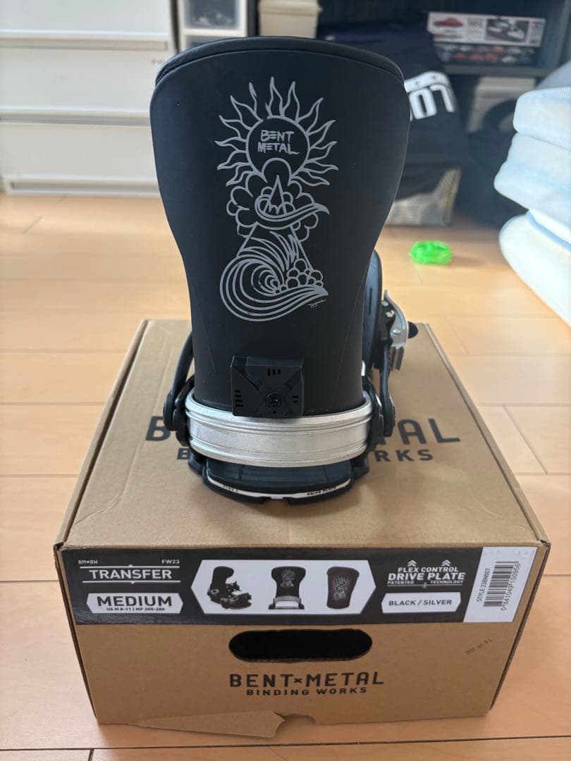 BENT L TRANSFER ビンディング ブラック M