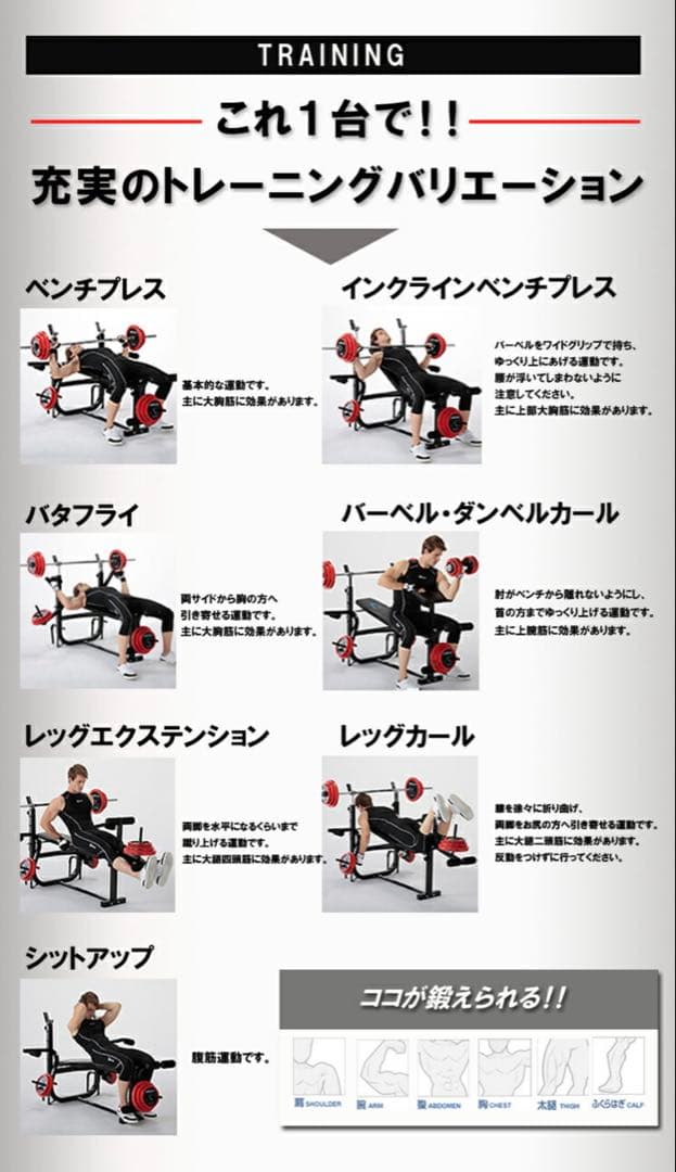 KING OF BENCH トレーニングベンチ
