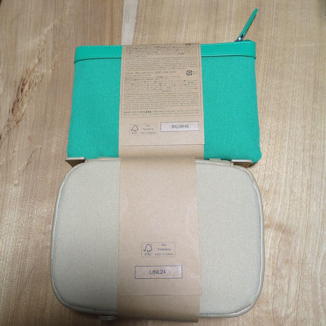 新品未開封！　ANA 機内アメニティ　ETTINGER 旅行用ポーチ　2色セット