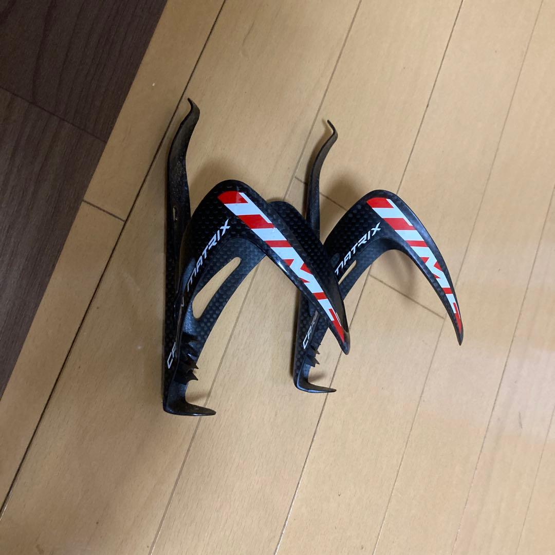 TIME Carbon製Matrix ボトルケージ 2個セット