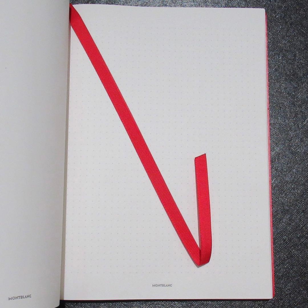 モンブラン ノート 163 レッド 126125 罫線無し