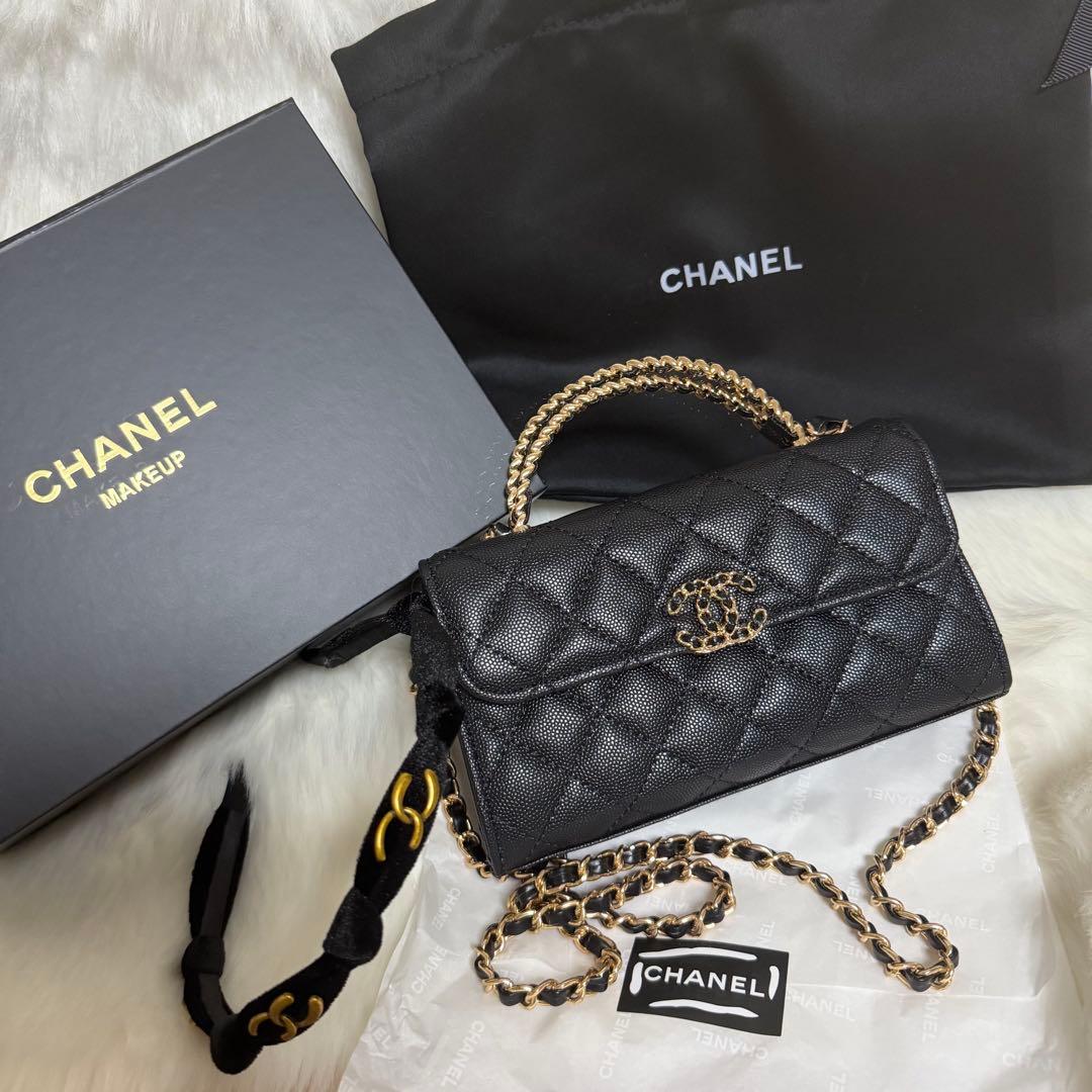 【*迎様 CHANEL make up ノベルティ　チェーンショルダーバッグ