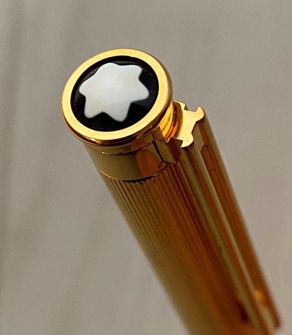 モンブラン マーブル グリーン×ゴールド ノブレス ドゥエ 芯0.5 シャーペン