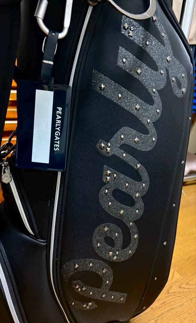 12/7迄限定値引★PEARLY GATES ゴルフバッグ 希少2輪キャスター付