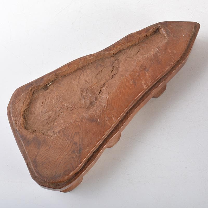 天然石　鑑賞石　太湖石　霊壁石　置物　重さ約5.4kg　唐木台付　CR7169F