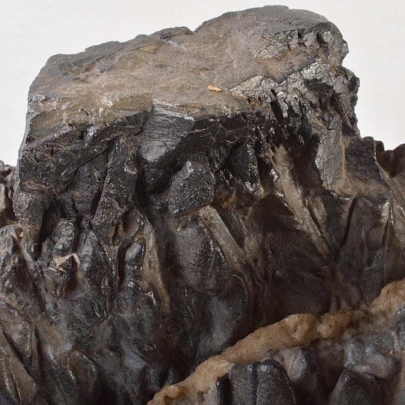 天然石　鑑賞石　太湖石　霊壁石　置物　重さ約5.4kg　唐木台付　CR7169F