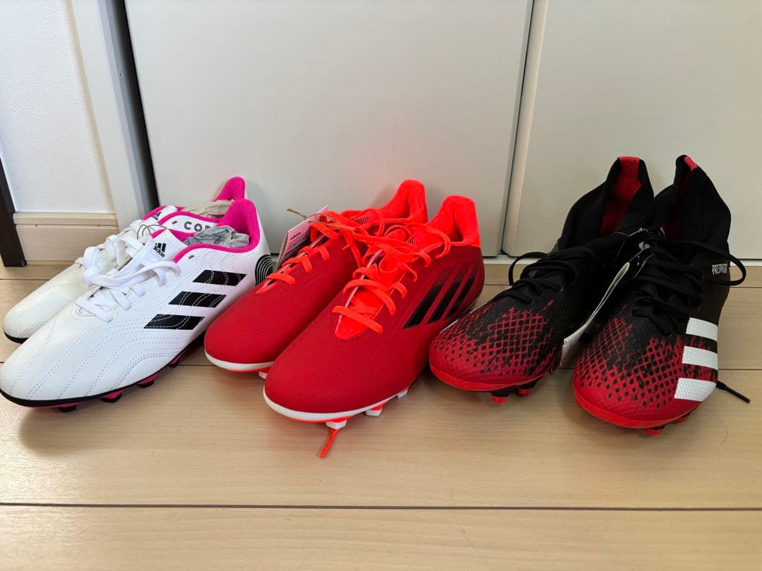 adidas サッカーシューズセット