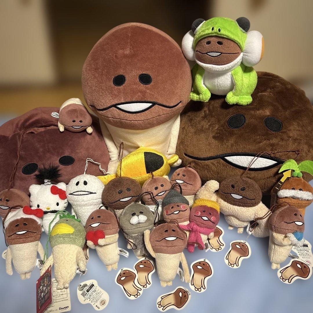 おさわり探偵なめこ栽培キット　大きなぬいぐるみ　ミニマスコット　大量　まとめ