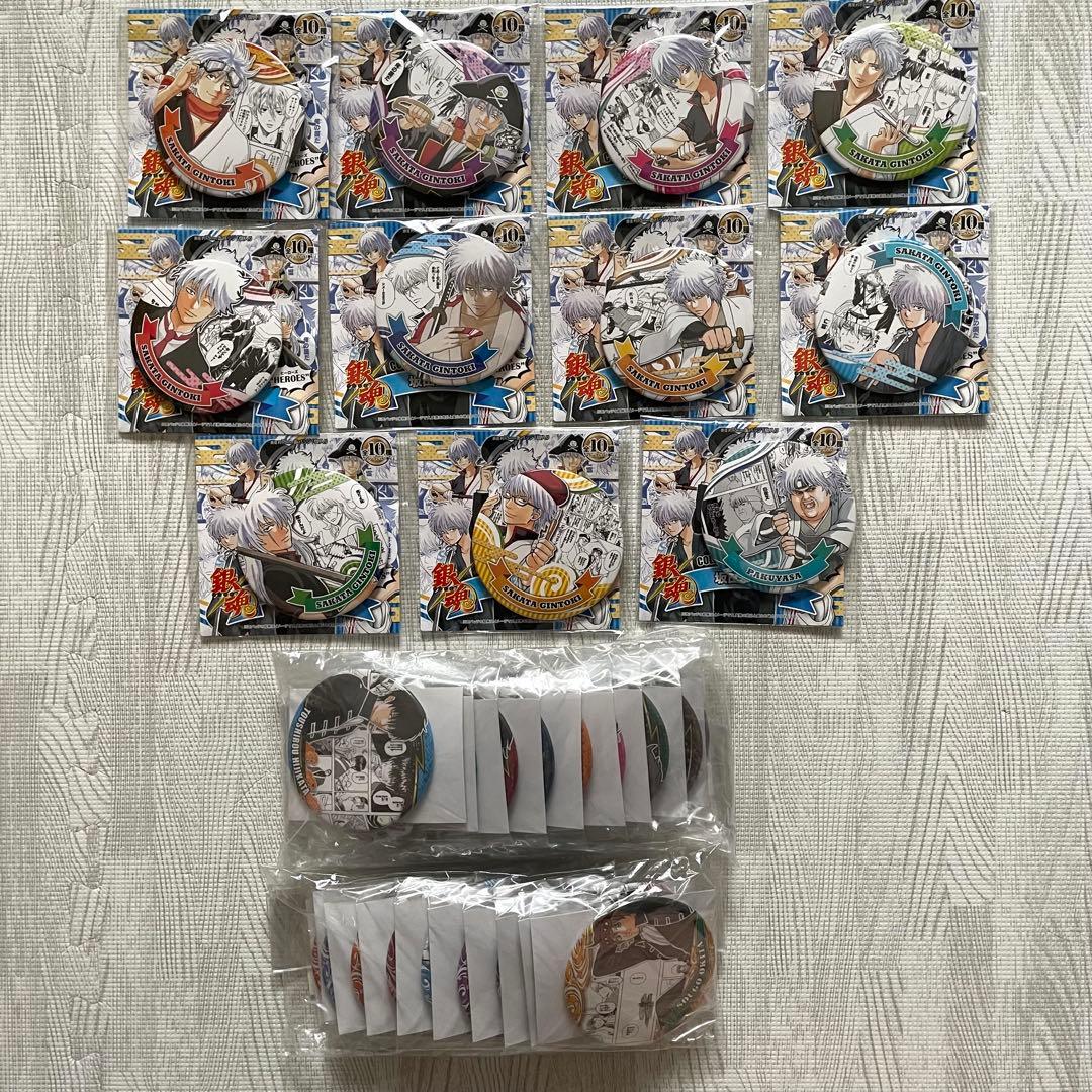 銀魂 HEROES 缶バッジ コンプセット