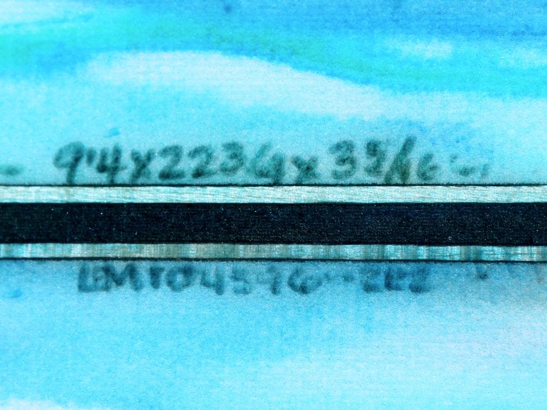 ロングボード9.4f ローカルモーション フィン ニットカバー付 マーブルカラー