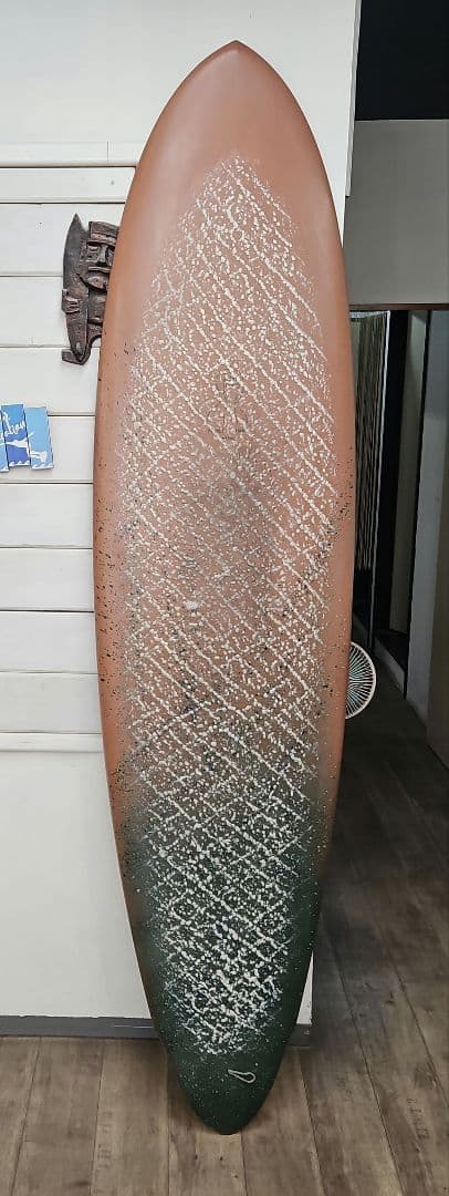 美品ピンダーpinderhi7'2ボンザーミッドWoodオンピンストウィング